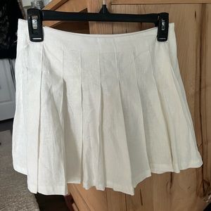 New With Tags Off White Flowy Skirt